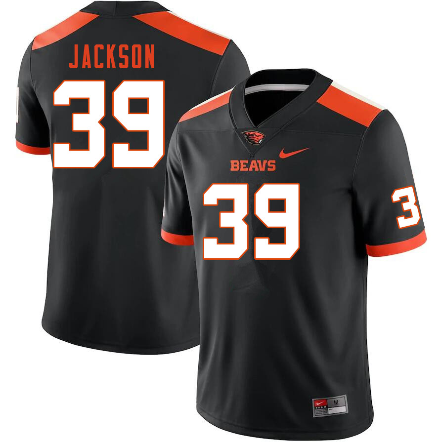 Men #39 Dante Jackson Oregon State Beavers College Football Jerseys Sale-Black